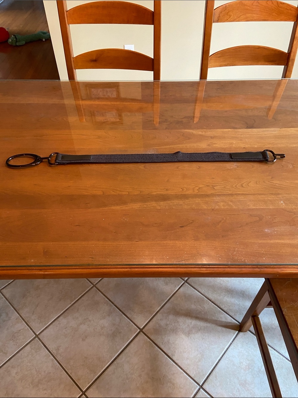 Black Women’s Cinch Belt with Shiny Accents. S